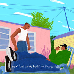 High School (Fine Art Print-Poster)
