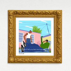 High School (Fine Art Print-Poster)