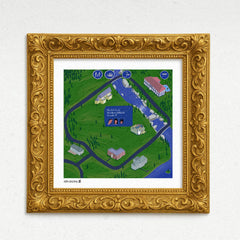 Neighborhood (Fine Art Print-Poster)
